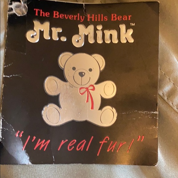 Genuine Luxurious Mink Vintage Adorable Teddy Bear - Picture 2 of 12